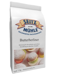 Butter Berliner Fertigmischung 1 kg Packung